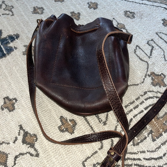 Portland Leather Rich Brown Mini Bag - Picture 4 of 4